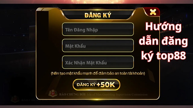 Đăng ký tài khoản cổng game cực đơn giản